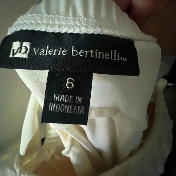 VALERIE BERTINELLI fully lined, sleeveless, cream mini dress… Size 6 - Picture 4 of 4